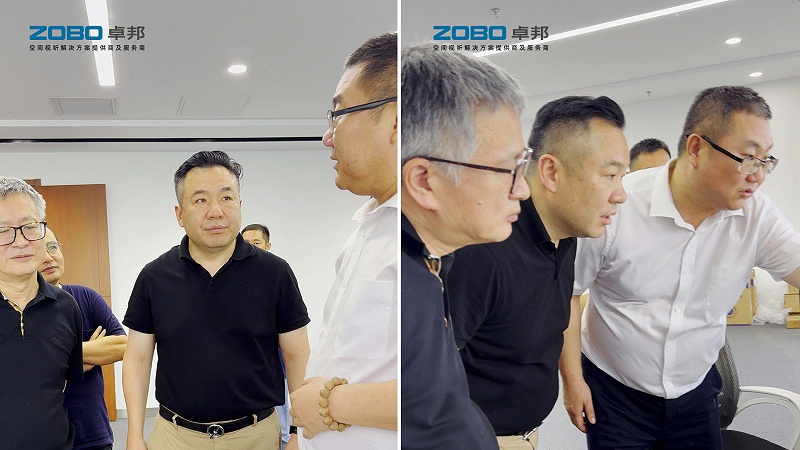 ZOBO卓邦張新峰與協(xié)會領(lǐng)導(dǎo)走訪中建電子信息技術(shù)有限公司，共商發(fā)展大計(jì)