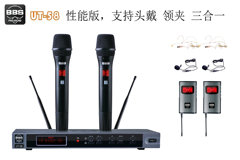 麥克風(fēng)(話筒):頭戴式、領(lǐng)夾式、手持麥克風(fēng)